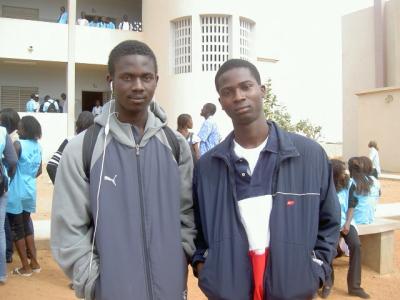 on the place