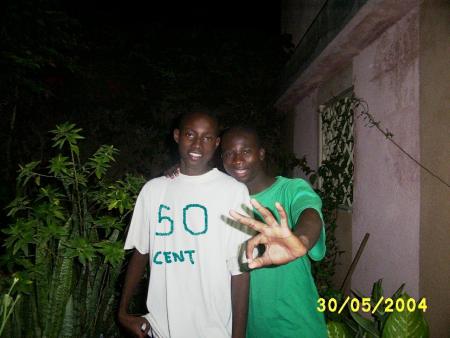 my friend and me